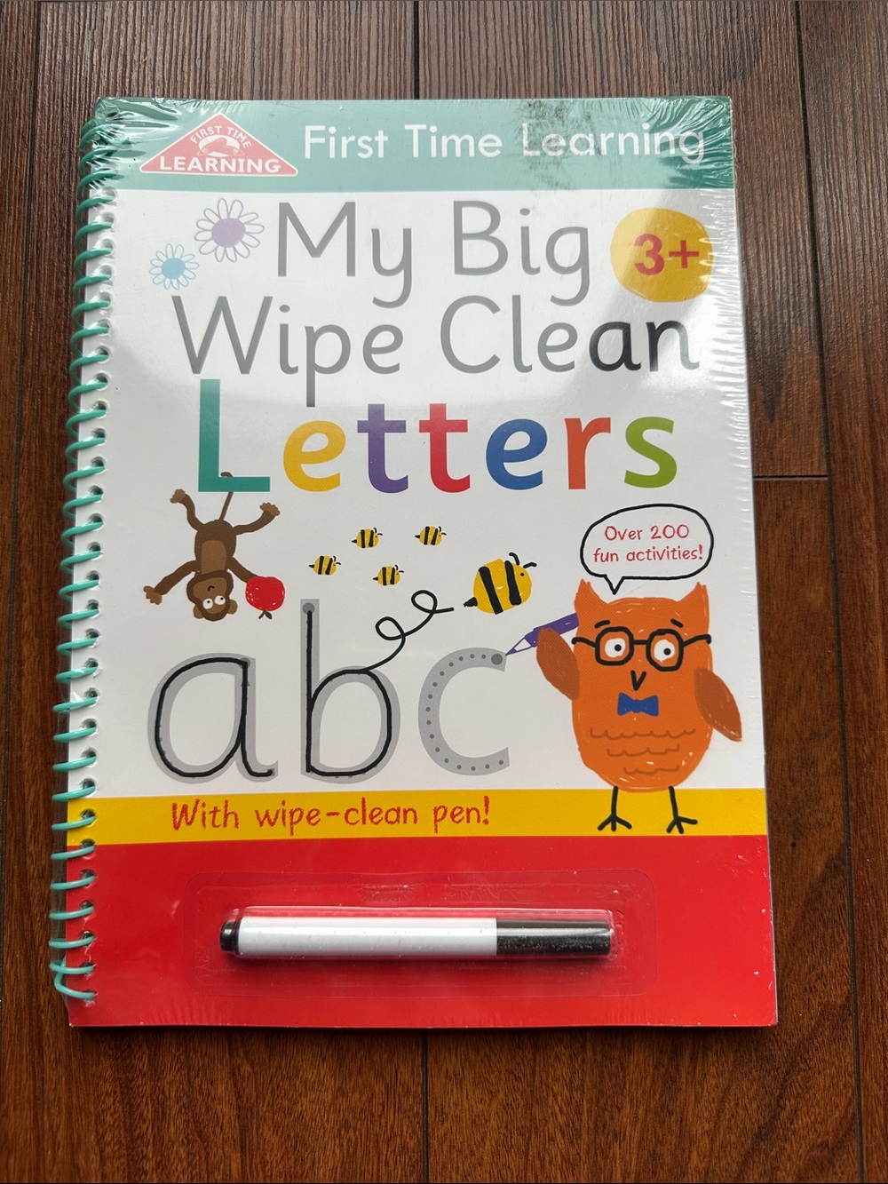 👧🏻👦🏻NWT My Big Wipe Clean Letters Learning Book👧🏻👦🏻